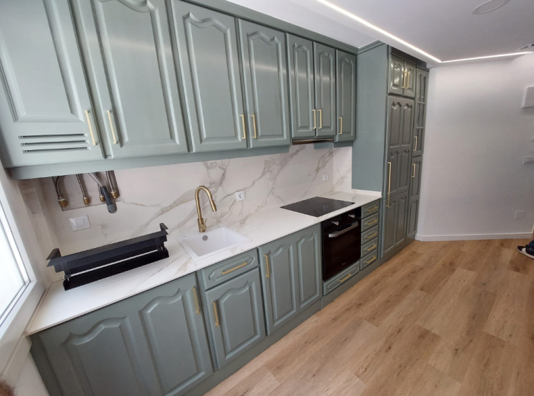 rehabilitación vivienda A Coruña cocina